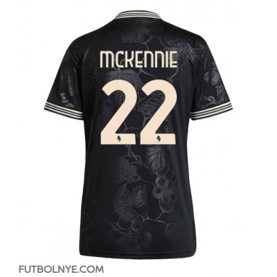 Camiseta Juventus Weston McKennie #22 Tercera Equipación para mujer 2025-26 manga corta Camiseta Juventus Weston McKennie #22 Tercera Equipación para mujer 2025-26 manga corta